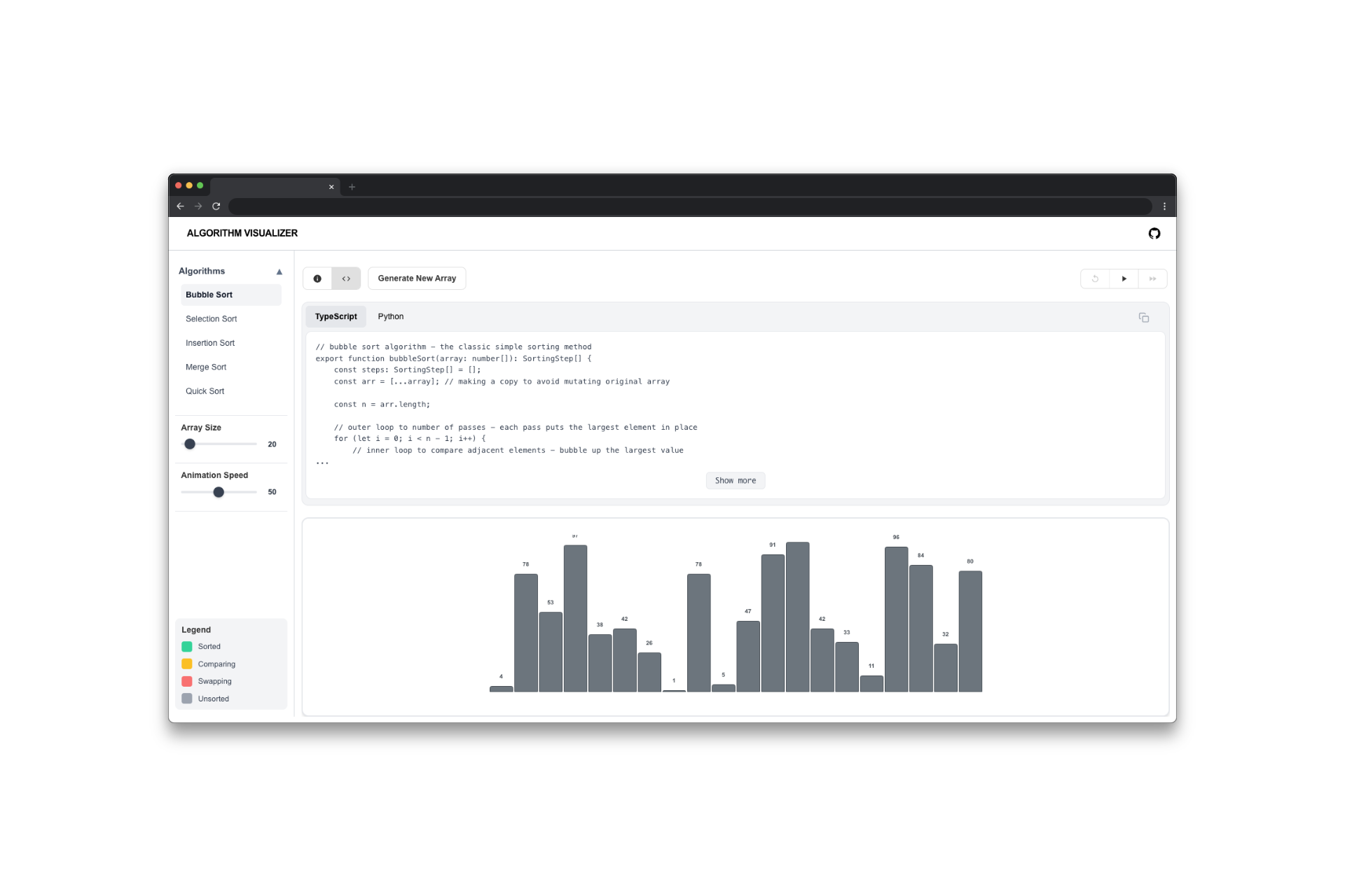 Algorithm Visualizer 